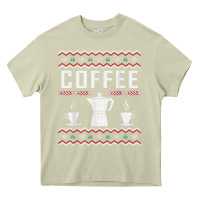 Mossy coffee ugly sweater christmas Heavy Core Tee - linhVisuals