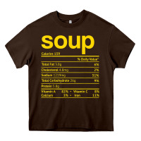 Chocolate Brown soup nutrition facts funny thanksgiving christmas food Heavy Core Tee - linhVisuals