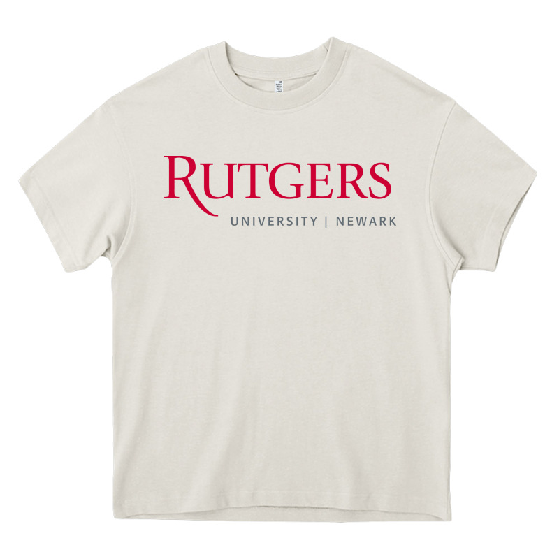 Rutgers University Newark Logotype Heavy Core Tee by linhVisuals | Teevron
