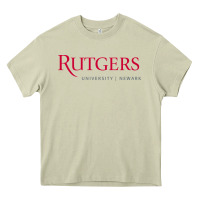 Mossy Rutgers University Newark Logotype Heavy Core Tee - linhVisuals