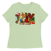 Matcha Joy To The World Ladies Tee - CowhideDigitalArt