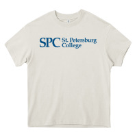 Cream St. Petersburg College Heavy Core Tee - linhVisuals