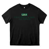 Black University Of Alaska Anchorage Heavy Core Tee - linhVisuals