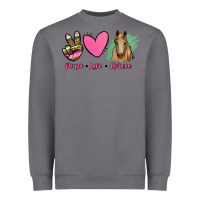 Storm peace love horses Heavyweight Sweatshirt - RanaPortraitStore
