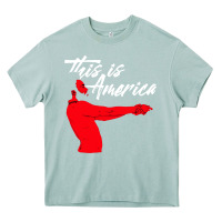 Arona this is america meme Heavy Core Tee - linhVisuals