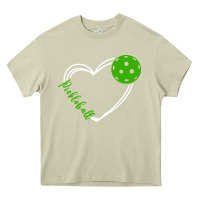 Mossy love pickleball women Heavy Core Tee - linhVisuals