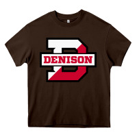 Chocolate Brown denison high school Heavy Core Tee - linhVisuals