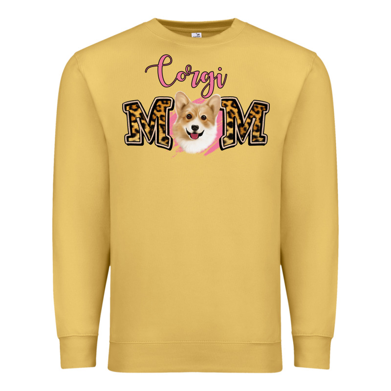 Corgi Mom Premium Sweatshirt by Jasminsmagicworld | Teevron