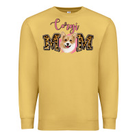 Antique Gold Corgi Mom Premium Sweatshirt - Jasminsmagicworld