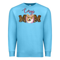 Ocean Blue Corgi Mom Premium Sweatshirt - Jasminsmagicworld