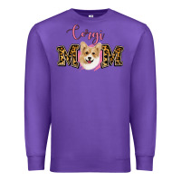 Purple Corgi Mom Premium Sweatshirt - Jasminsmagicworld
