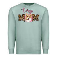 Seafoam Corgi Mom Premium Sweatshirt - Jasminsmagicworld
