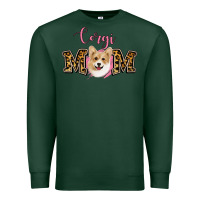 Sports Green Corgi Mom Premium Sweatshirt - Jasminsmagicworld