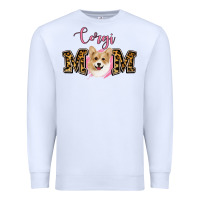White Corgi Mom Premium Sweatshirt - Jasminsmagicworld
