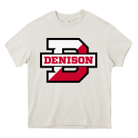 Cream denison high school Heavy Core Tee - linhVisuals