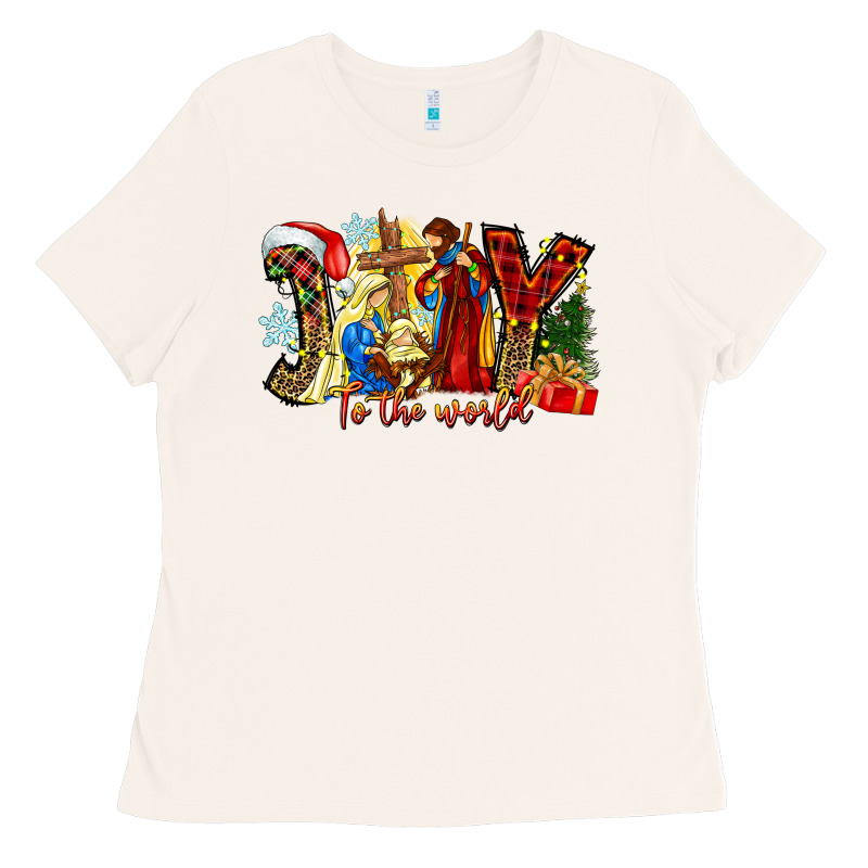 Joy To The World Ladies Tee by CowhideDigitalArt | Teevron