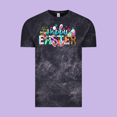 Happy Easter Bunny Vintage Tee Designed By Cowhidedigitalart