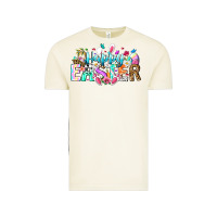 Vintage Arctic Happy Easter Bunny Vintage Tee - CowhideDigitalArt