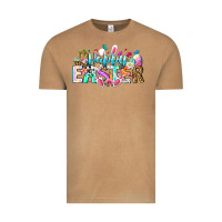Vintage Camel Happy Easter Bunny Vintage Tee - CowhideDigitalArt