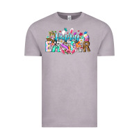 Vintage Zinc Happy Easter Bunny Vintage Tee - CowhideDigitalArt