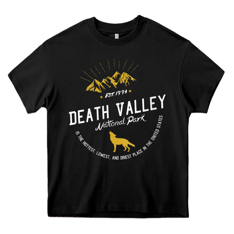 Death Valley National Park Hiker Hiking Nevada Cool Heavy Core Tee by linhVisuals | Teevron