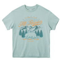 Arona mount rainier national park washington usa vacation hiking Heavy Core Tee - linhVisuals