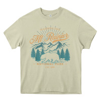 Mossy mount rainier national park washington usa vacation hiking Heavy Core Tee - linhVisuals