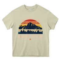 Mossy national park grand teton vintage retro hiking Heavy Core Tee - linhVisuals