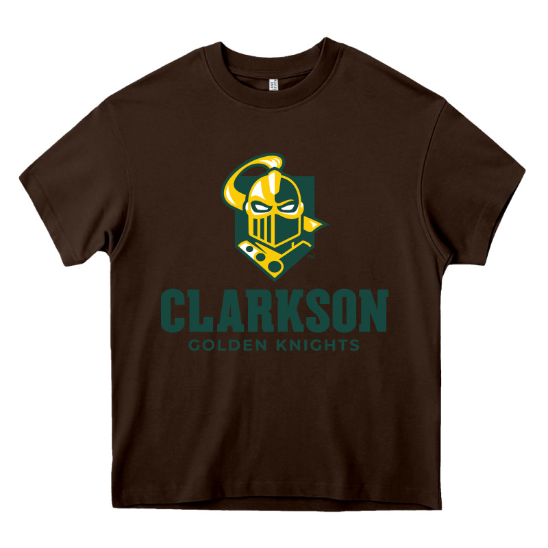 Clarkson Golden Knights Heavy Core Tee by linhVisuals | Teevron