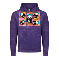 Cloud Purple Baby panda flowers Vintage Hoodie - Artiststas