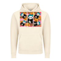 Vintage Artic Baby panda flowers Vintage Hoodie - Artiststas