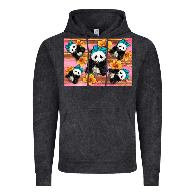 Baby Panda Flowers Vintage Hoodie by Artiststas | Teevron