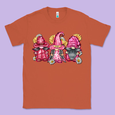 Breast Cancer Gnomes Classic Tee Designed By Fadigitalartstudio