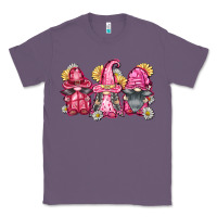 Lavender breast cancer gnomes Classic Tee - FaDigitalArtStudio