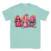 Seafoam breast cancer gnomes Classic Tee - FaDigitalArtStudio