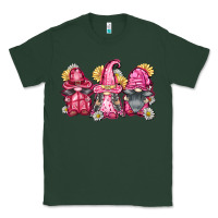 Sports Green breast cancer gnomes Classic Tee - FaDigitalArtStudio
