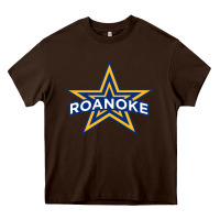 Chocolate Brown roanoke rail yard dawgs Heavy Core Tee - linhVisuals
