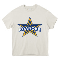 Cream roanoke rail yard dawgs Heavy Core Tee - linhVisuals