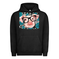 Pigment Black gemstone and cowhide pig Urban Hoodie - RanaPortraitStore