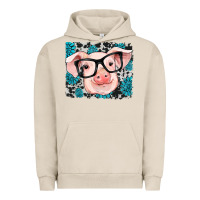 Pigment French Oak gemstone and cowhide pig Urban Hoodie - RanaPortraitStore