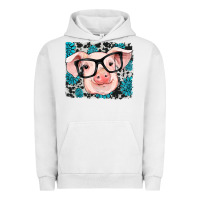 Pigment Lunar Rock gemstone and cowhide pig Urban Hoodie - RanaPortraitStore