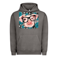 Pigment Tornado gemstone and cowhide pig Urban Hoodie - RanaPortraitStore
