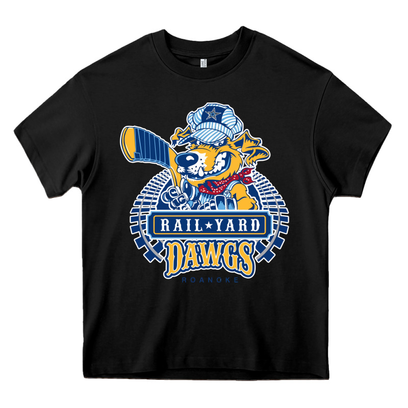 Roanoke Rail Yard Dawgs Heavy Core Tee by linhVisuals | Teevron