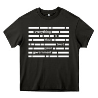 Asphalt Everything is fine trust your government Heavy Core Tee - linhVisuals