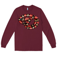 Burgundy milk snake Long Sleeve Tee - LillyAllenDesigns