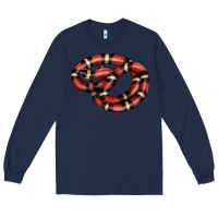 Navy milk snake Long Sleeve Tee - LillyAllenDesigns