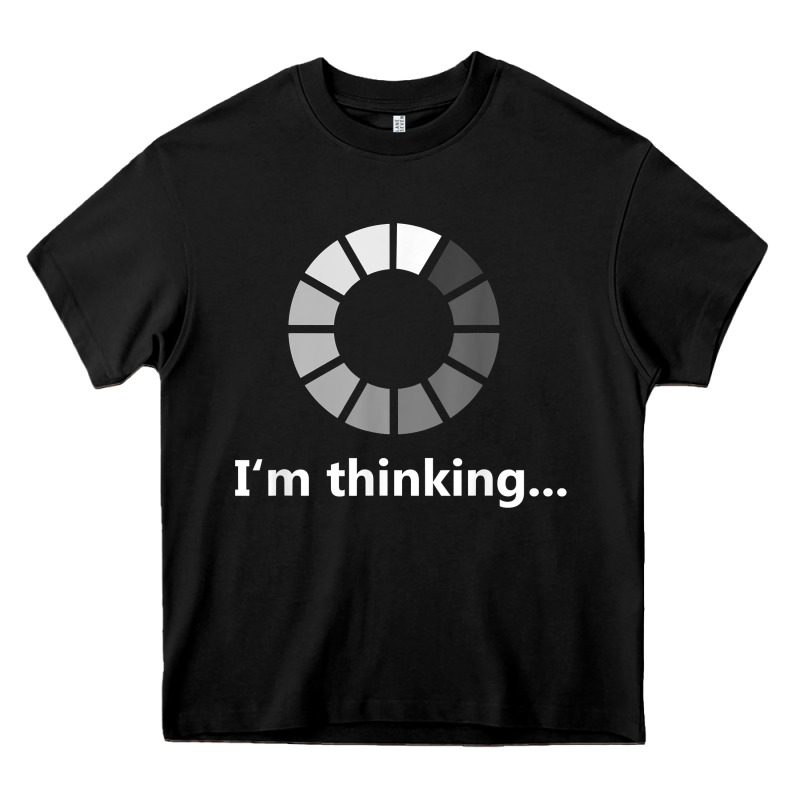 Funny Programmer I'm Thinking T Shirt Heavy Core Tee by linhVisuals | Teevron