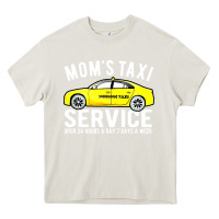 Cream moms taxi service Heavy Core Tee - linhVisuals
