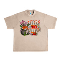 French Oak Little Miss Cotton Tail Urban Heavy Tee - CowhideDigitalArt