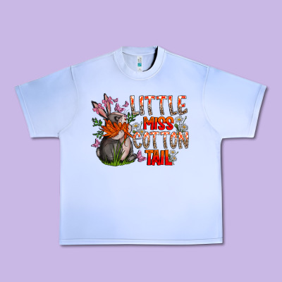 Little Miss Cotton Tail Urban Heavy Tee Designed By Cowhidedigitalart